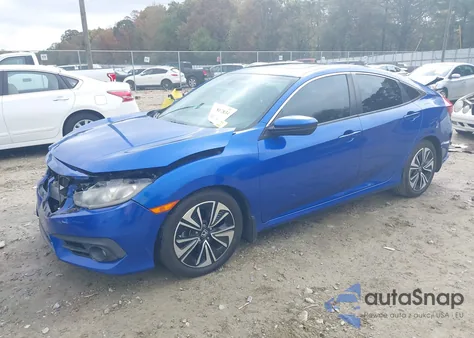 2017 Honda Civic Ex-T z USA, uszkodzony, nr VIN 2HGFC1F3XHH649564